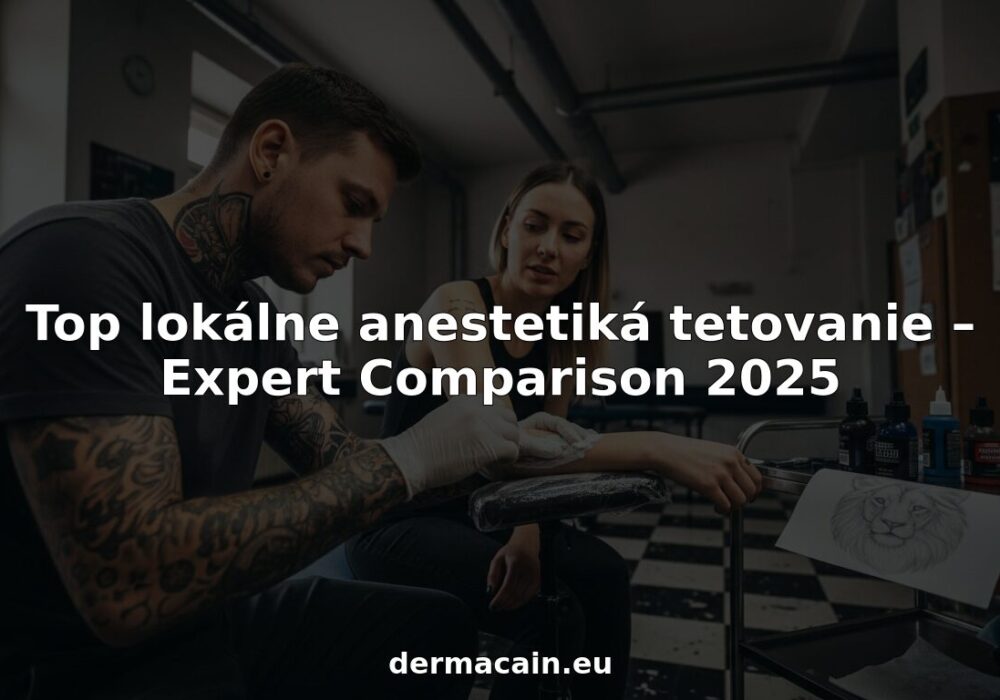 Tatér pred tetovaním nanesie na pokožku znecitlivujúci krém, aby zmiernil bolesť.